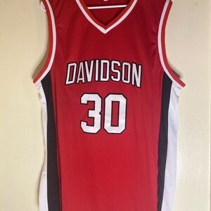 Steph Curry college custom embroidered jersey basketball